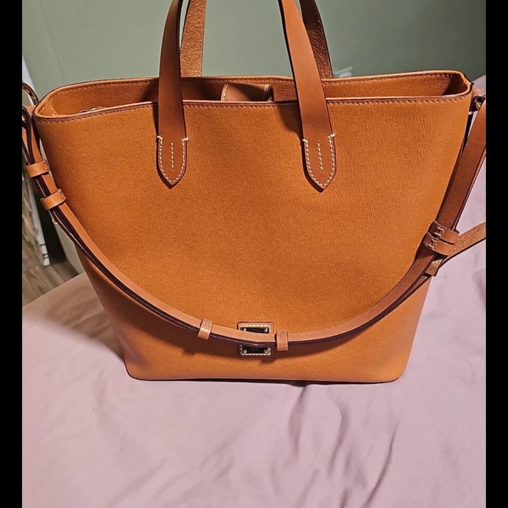 Dooney & Bourke Pebble Leather Lilliana Tote with Pouch